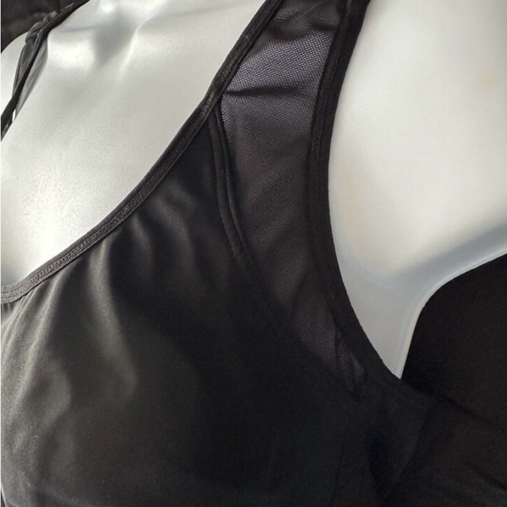 Black Front-Close Wireless Comfort Sports Bra XL - Picture 7 of 7